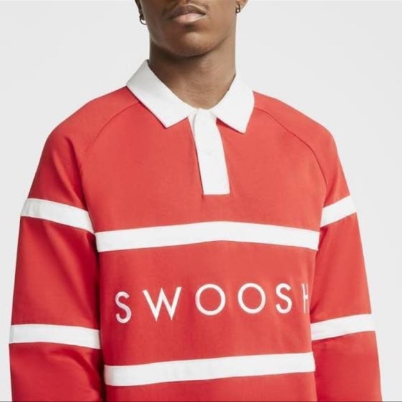 COPY - Nike Sportswear Swoosh Men's Rugby Shirt - Picture 2 of 9